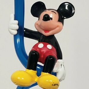 ‎Walt Disney World Vintage Mickey Mouse Blue Drinking Straw